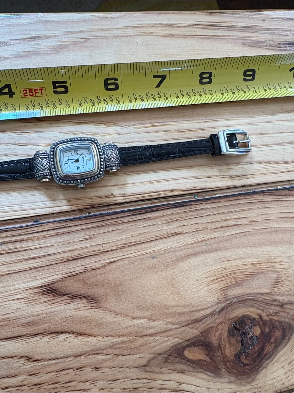 Brighton vintage  Alberta Women's Brown Leather Strap Watch